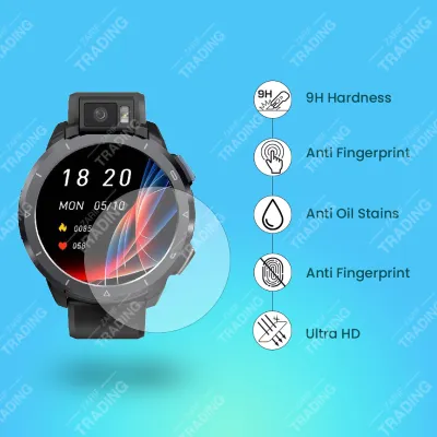 KOSPET Optimus 2 Smartwatch Tempered Glass Screen Protector 9H Hardness Ultra Clear Anti Scratch Anti Fingerprint Guard